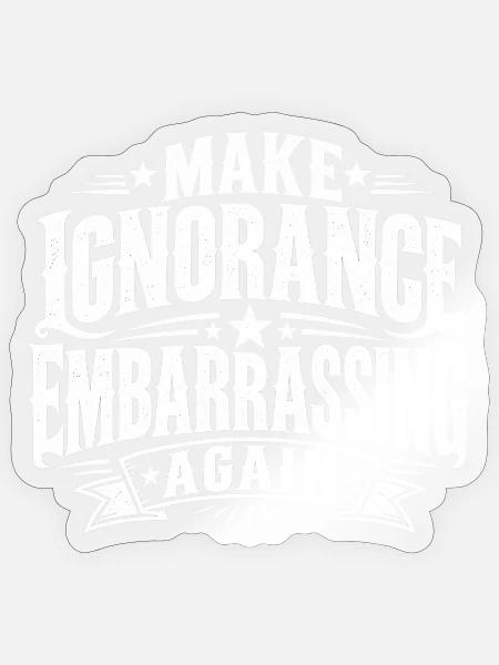 Fettgedrucktes Retro-Typografie-Abzeichen - Sticker Größe S (10 x 10 cm) - Transparent glänzend