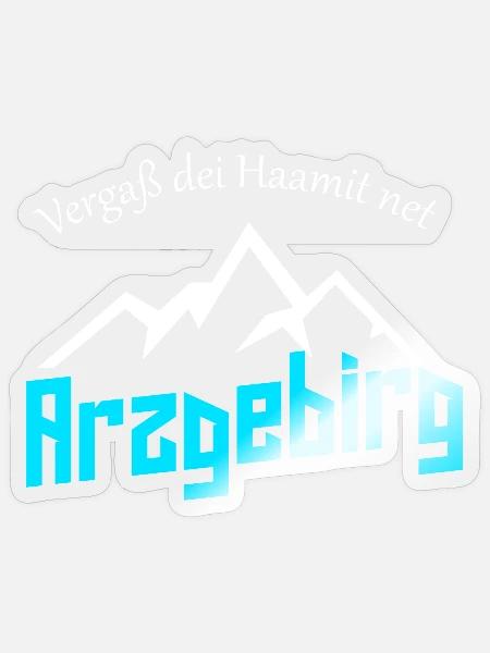 Vergaß dei Haamit net - Sticker Größe S (10 x 10 cm) - Transparent glänzend
