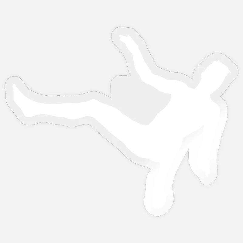 Blob d’eau - Sticker taille S (10 x 10 cm) - brillant transparent