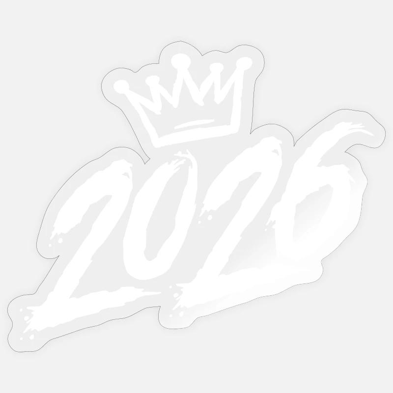 2026 Krone - Sticker size S (10 x 10 cm) - transparent glossy