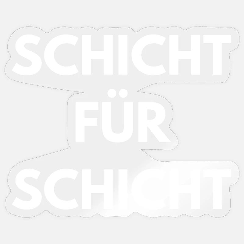 Layer by Layer | Shift Work Shirt Sticker size S (10 x 10 cm)