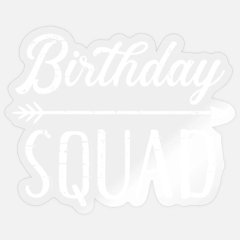 Escouade d’anniversaire Arrow Sticker taille S (10 x 10 cm)