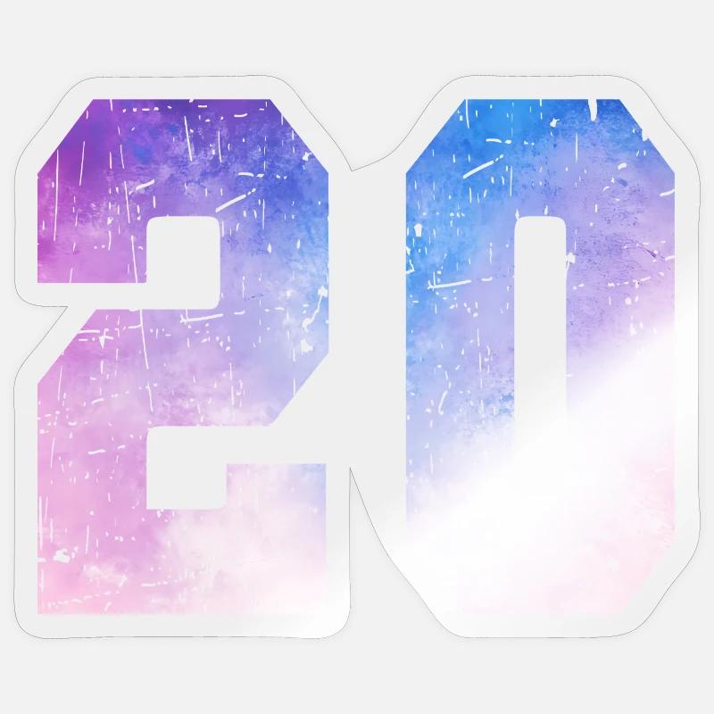 Issue 20 – 20th Anniversary Gift Sticker size S (10 x 10 cm)