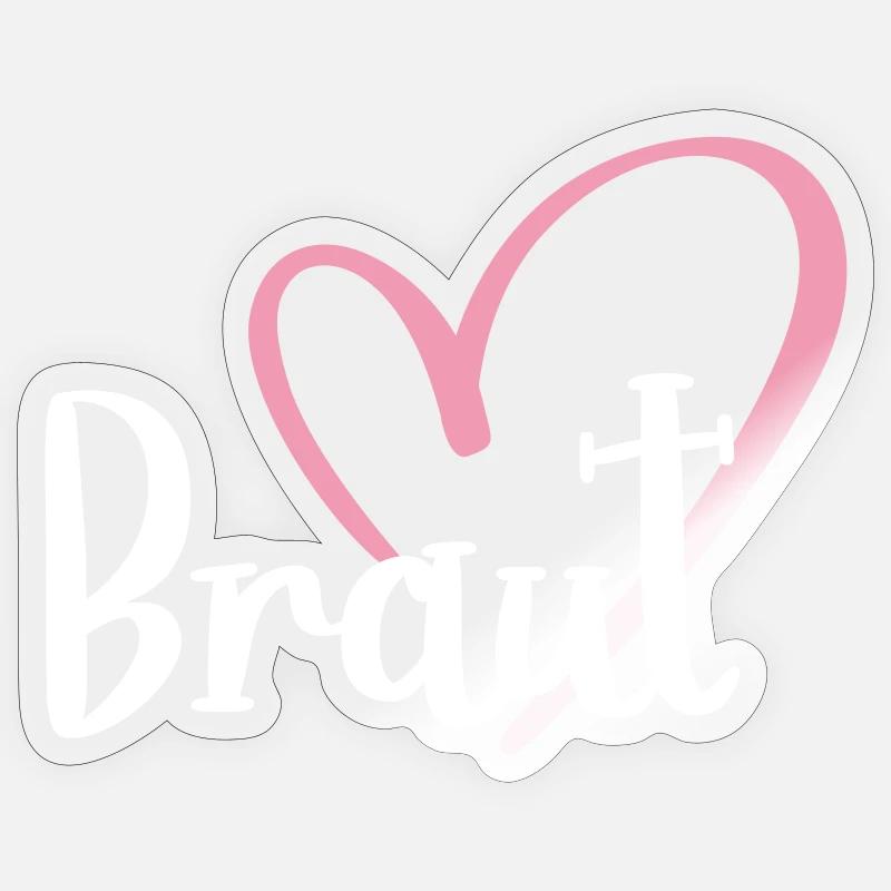 Bride Sticker size S (10 x 10 cm)