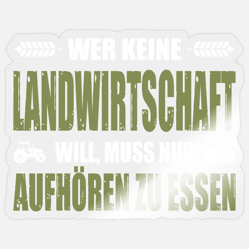 Bauernproteste 2024 Bauerndemo Bauernprotest Demo Sticker Größe S (10 x 10 cm)