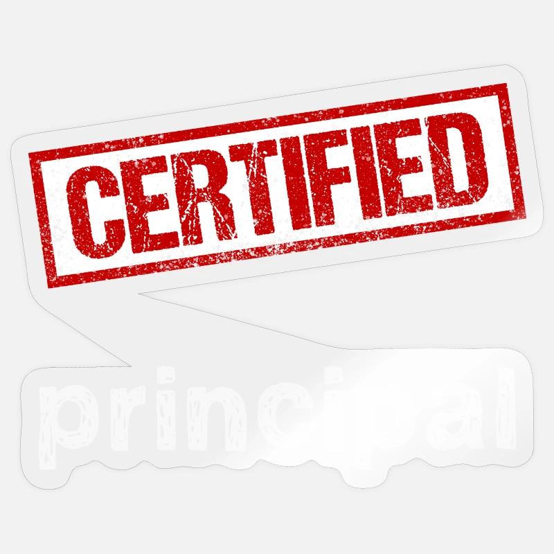 Gérant - Sticker taille S (10 x 10 cm) - brillant transparent