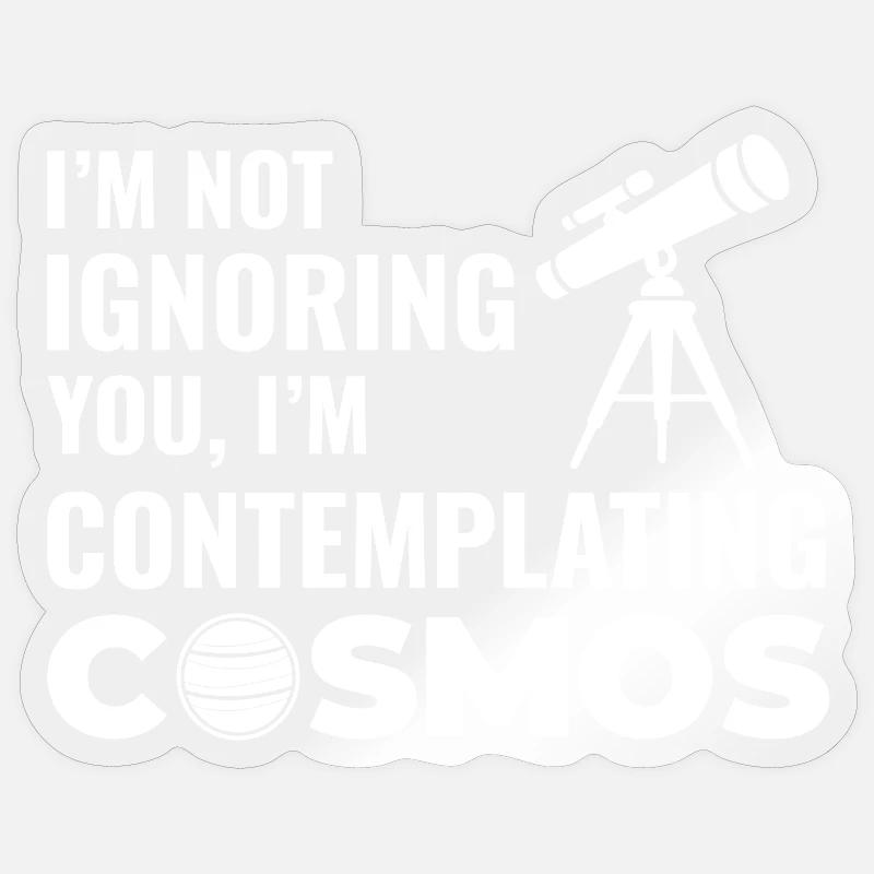 Astronomie Conception du système solaire Sticker taille S (10 x 10 cm)