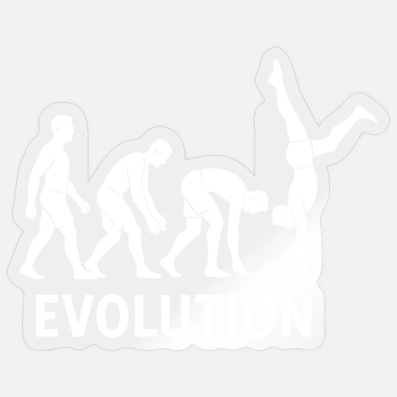 Calisthenics Evolution Fitness-Studio-Training Sticker Größe S (10 x 10 cm)