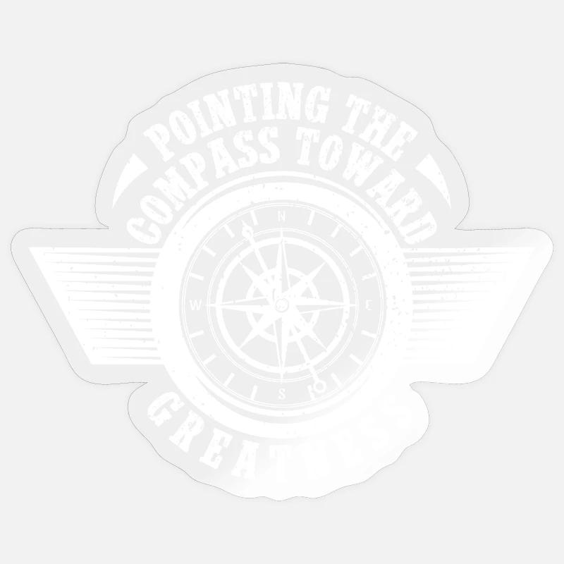 boys scout Scouting Pointing The Compass Scout Sticker Größe S (10 x 10 cm)