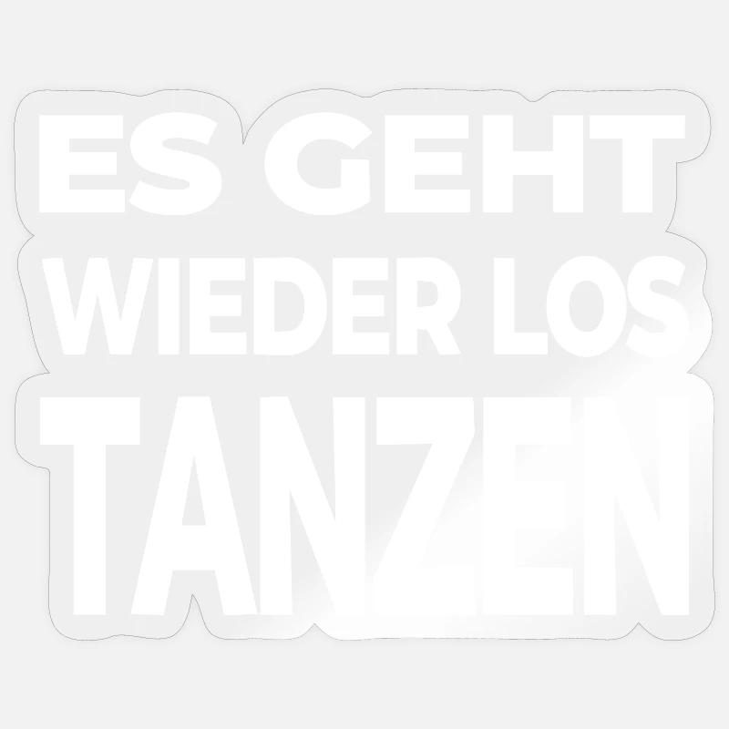 Danser Sticker taille S (10 x 10 cm)