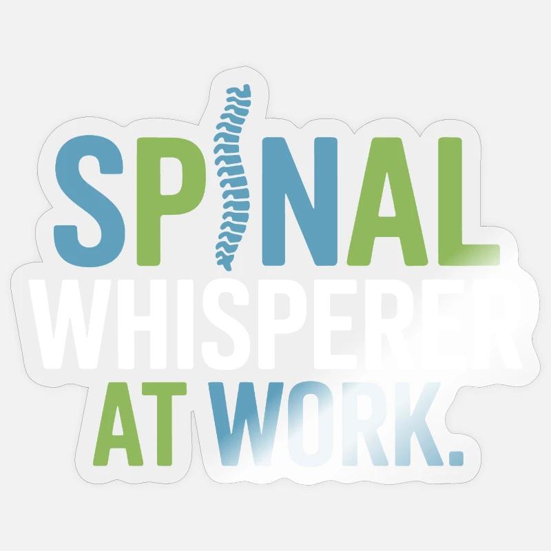 Licensed DC Expert Musculoskeletal Alignment  Sticker size S (10 x 10 cm)