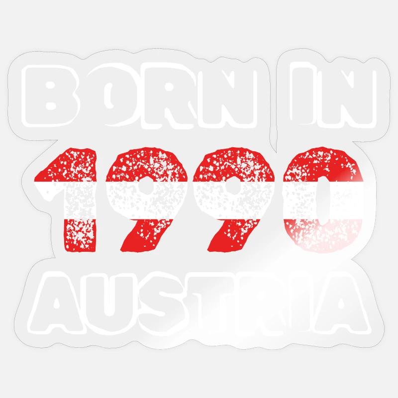 1990 Sticker size S (10 x 10 cm)