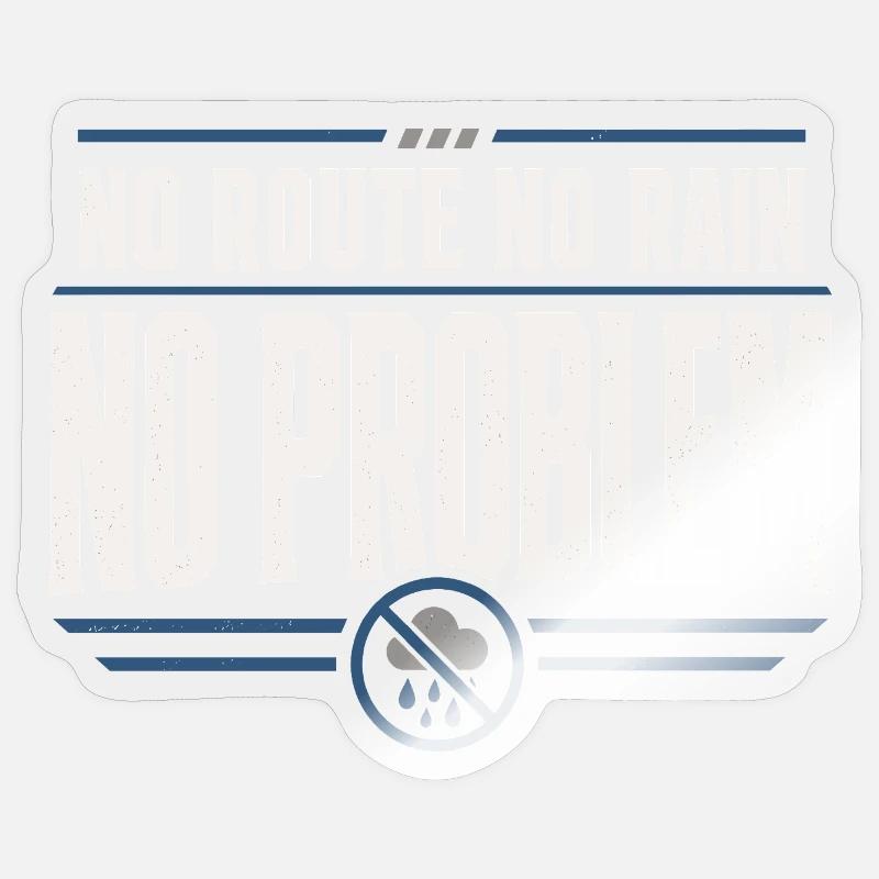 Retired Postman Retired Postman - Sticker size S (10 x 10 cm) - transparent glossy