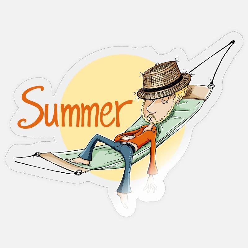 summer Sticker Größe S (10 x 10 cm)