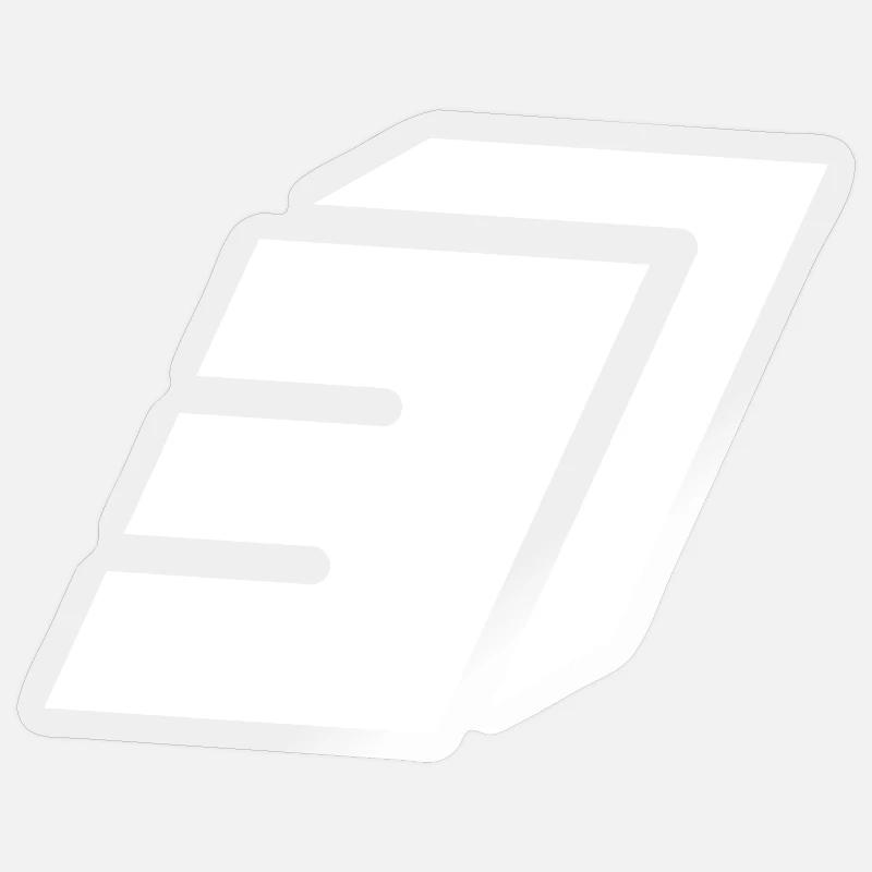 Abstract Nummer 3 Sticker Größe S (10 x 10 cm)