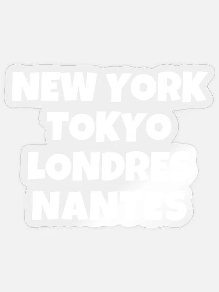 Nantes, Nantais FC, NANTES, Nantes Humor - Sticker Größe S (10 x 10 cm) - Transparent glänzend