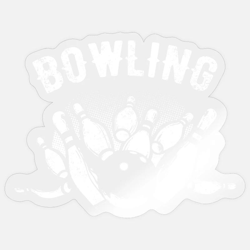 Bowling Sticker size S (10 x 10 cm)