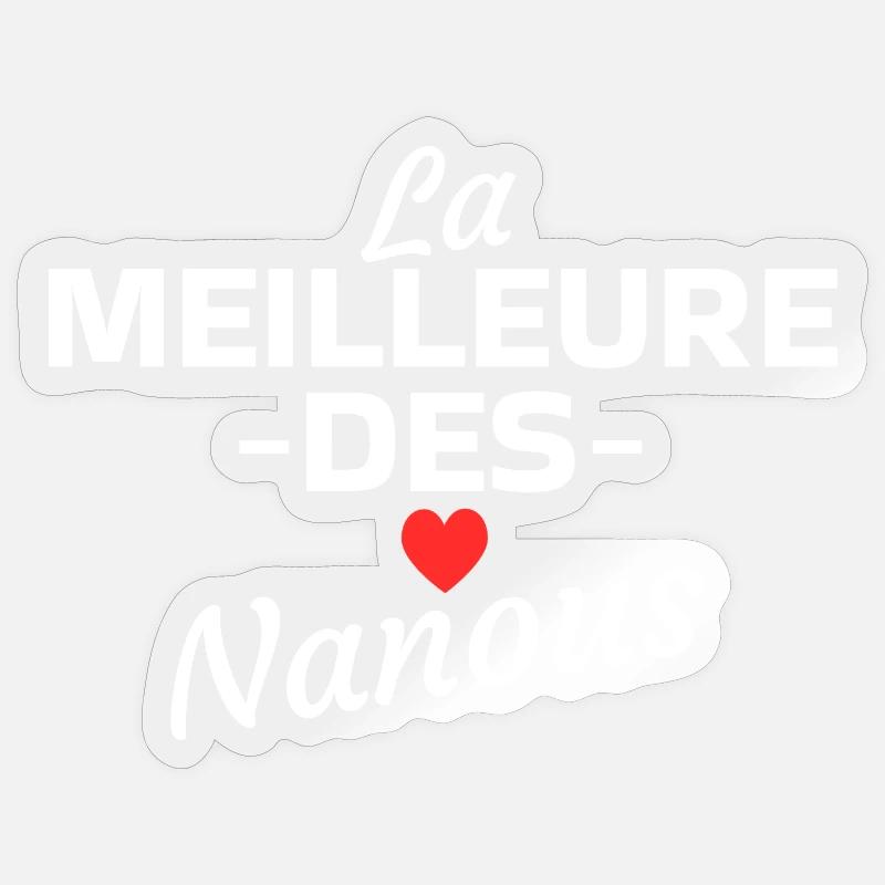 Das Beste von nanous Sticker Größe S (10 x 10 cm)