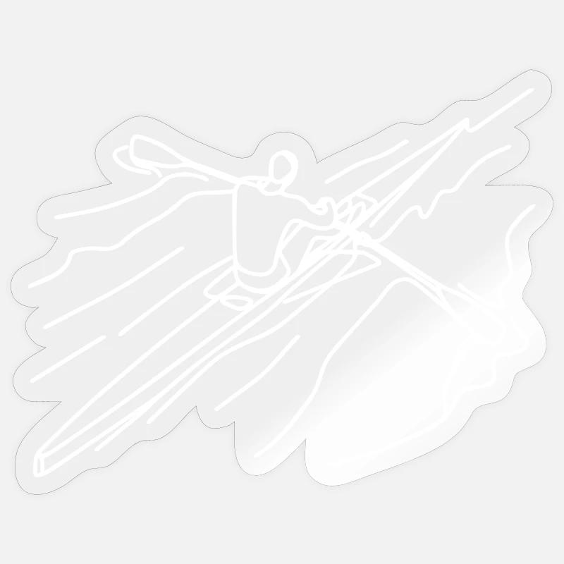 Rameur Sticker taille S (10 x 10 cm)