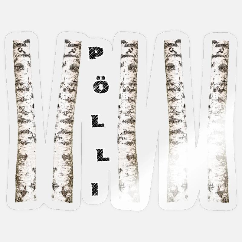 EULE - Sticker Größe S (10 x 10 cm) - Transparent glänzend