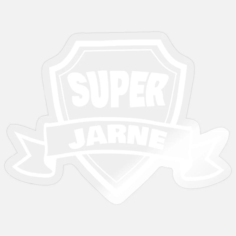 Gift for Jarne - Sticker size S (10 x 10 cm) - transparent glossy