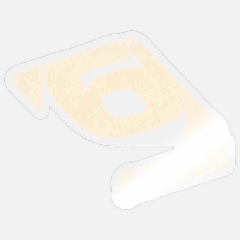 Six Bets Sticker size S (10 x 10 cm)