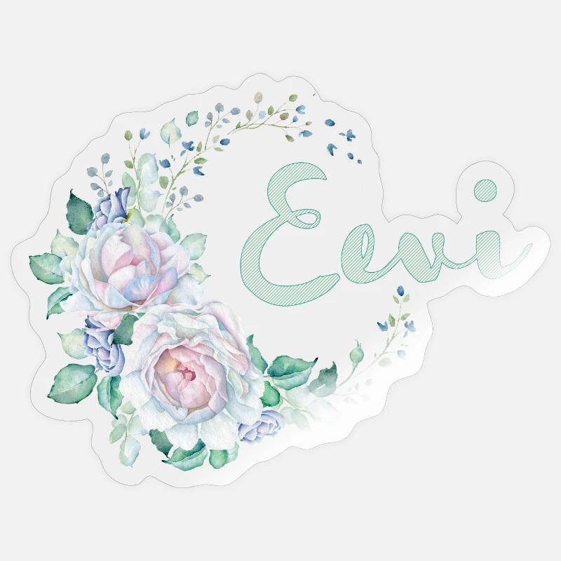 Pour Eevi - Sticker taille S (10 x 10 cm) - brillant transparent