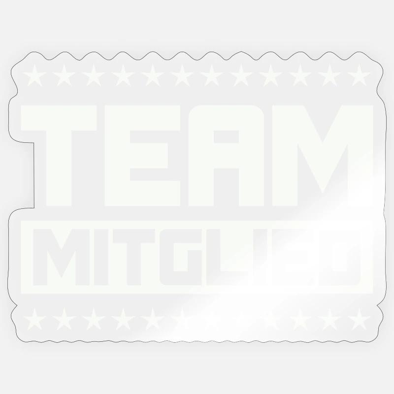 Équipier - Sticker taille S (10 x 10 cm) - brillant transparent