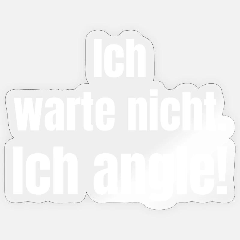 I Angle Spell Block - Sticker size S (10 x 10 cm) - transparent glossy