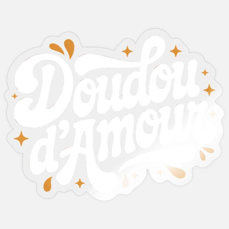 Doudou d’Amour Sticker taille S (10 x 10 cm)