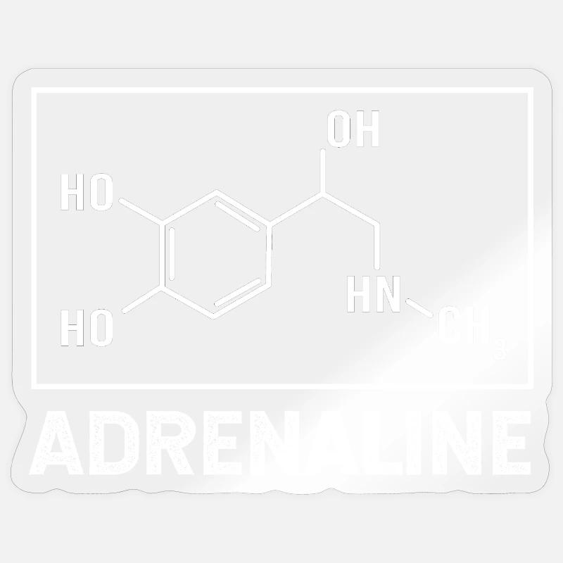 Chemistry Science Physics Laboratory Structural Formula Sticker size S (10 x 10 cm)