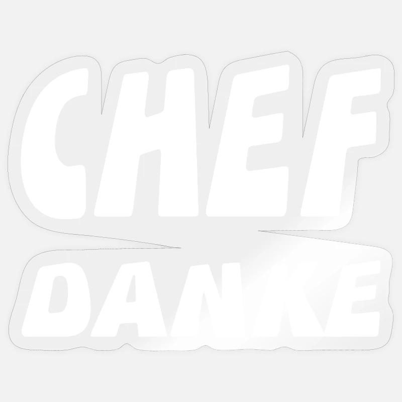 Chef Sticker Größe S (10 x 10 cm)