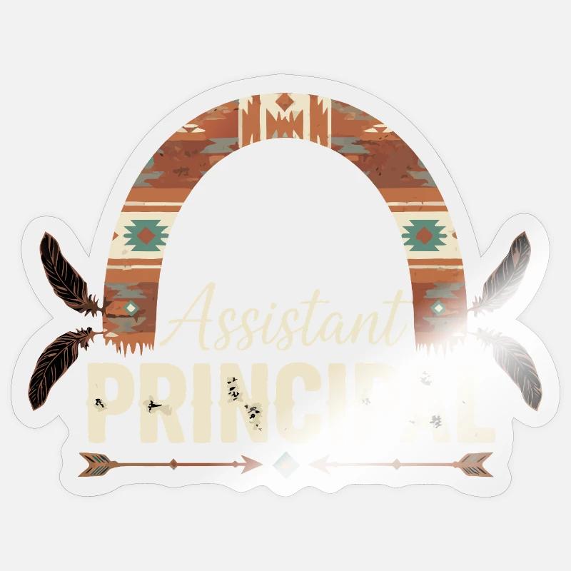 Konrektor Assistant Principal - Sticker Größe S (10 x 10 cm) - Transparent glänzend