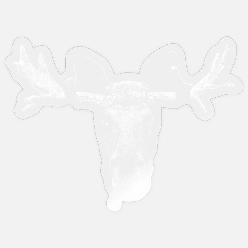 Élan - Sticker taille S (10 x 10 cm) - brillant transparent