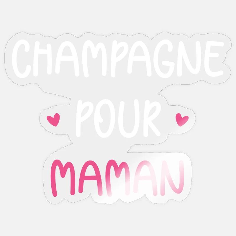 pour maman Sticker taille S (10 x 10 cm)