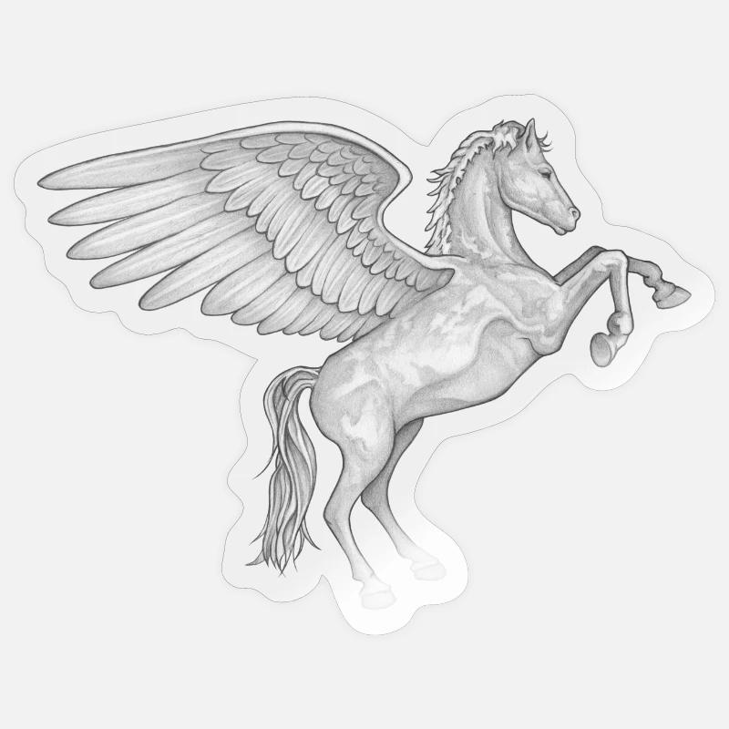Pegasus Sticker size S (10 x 10 cm)