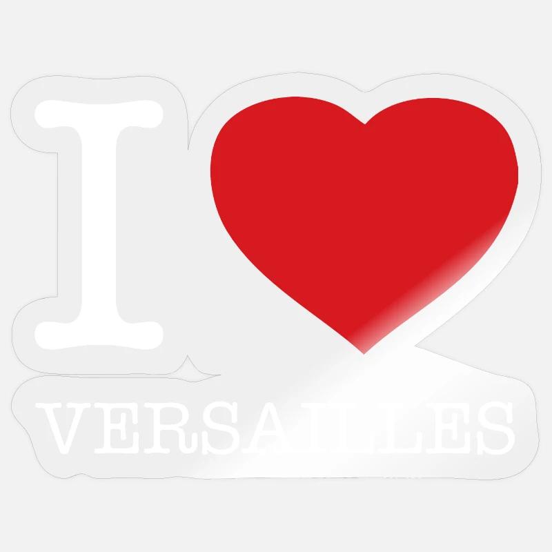 J’AIME VERSAILLES Sticker taille S (10 x 10 cm)
