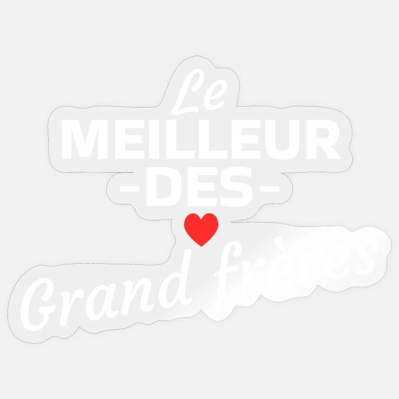 Das Beste aus der Design-Liebe der Brüder Sticker Größe S (10 x 10 cm)