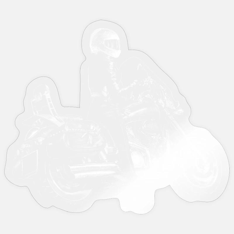 Hélicoptère - Sticker taille S (10 x 10 cm) - brillant transparent