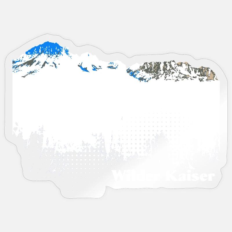 Wilder Kaiser Sticker Größe S (10 x 10 cm)