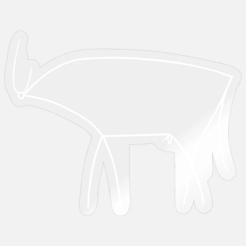 Sticker Größe S (10 x 10 cm) - 
