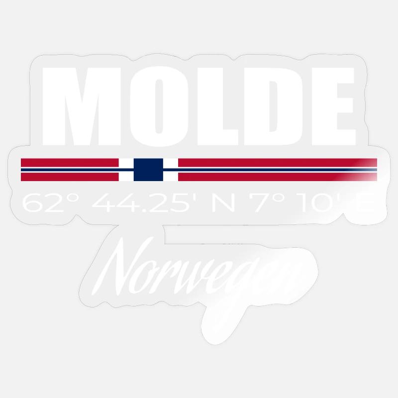 Molde - Sticker Größe S (10 x 10 cm) - Transparent glänzend