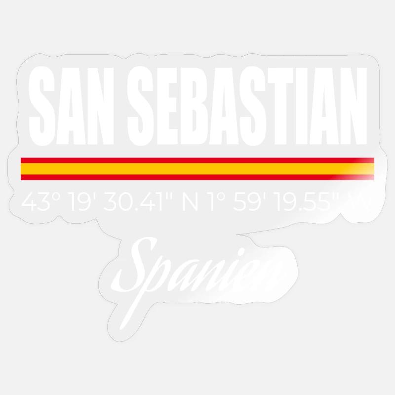 Saint-Sébastien - Sticker taille S (10 x 10 cm) - brillant transparent