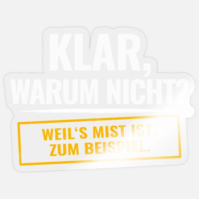 Sticker Größe S (10 x 10 cm) - 