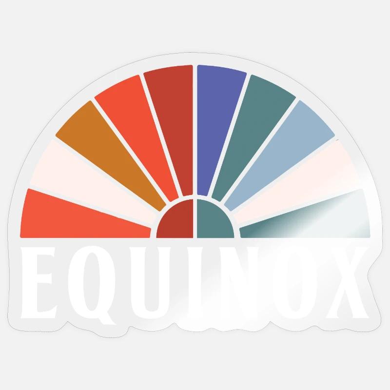 Equinox Happy Easter Ostara Eostre - Sticker size S (10 x 10 cm) - transparent glossy
