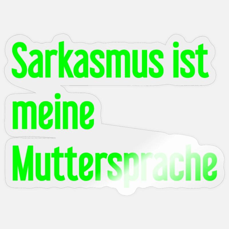 Sarcasm Pro Sticker size S (10 x 10 cm)