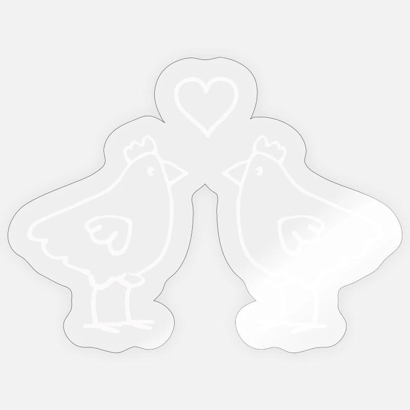 Sticker Größe S (10 x 10 cm) - 