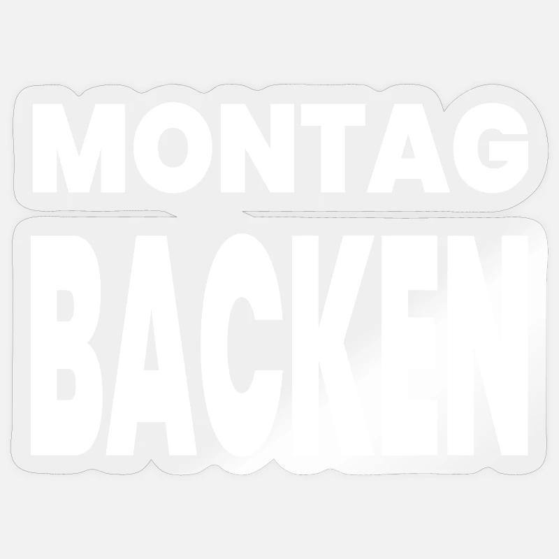 Backen Sticker Größe S (10 x 10 cm)