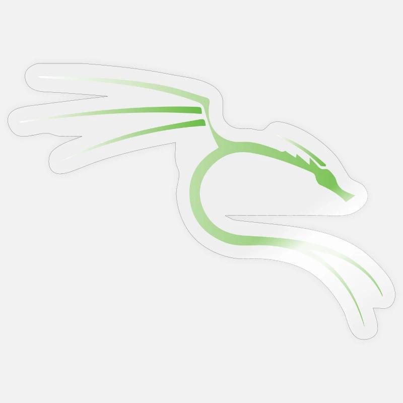 Kali Linux Dragon - Sticker size S (10 x 10 cm) - transparent glossy