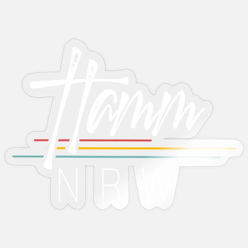 Hamm - Sticker Größe S (10 x 10 cm) - Transparent glänzend